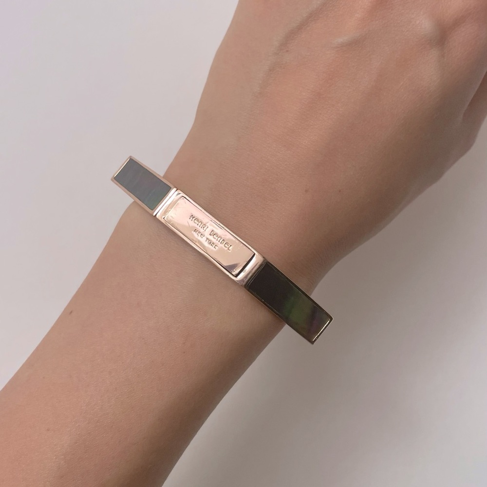 Henri Bendel Petrol Rose Gold  Bangle